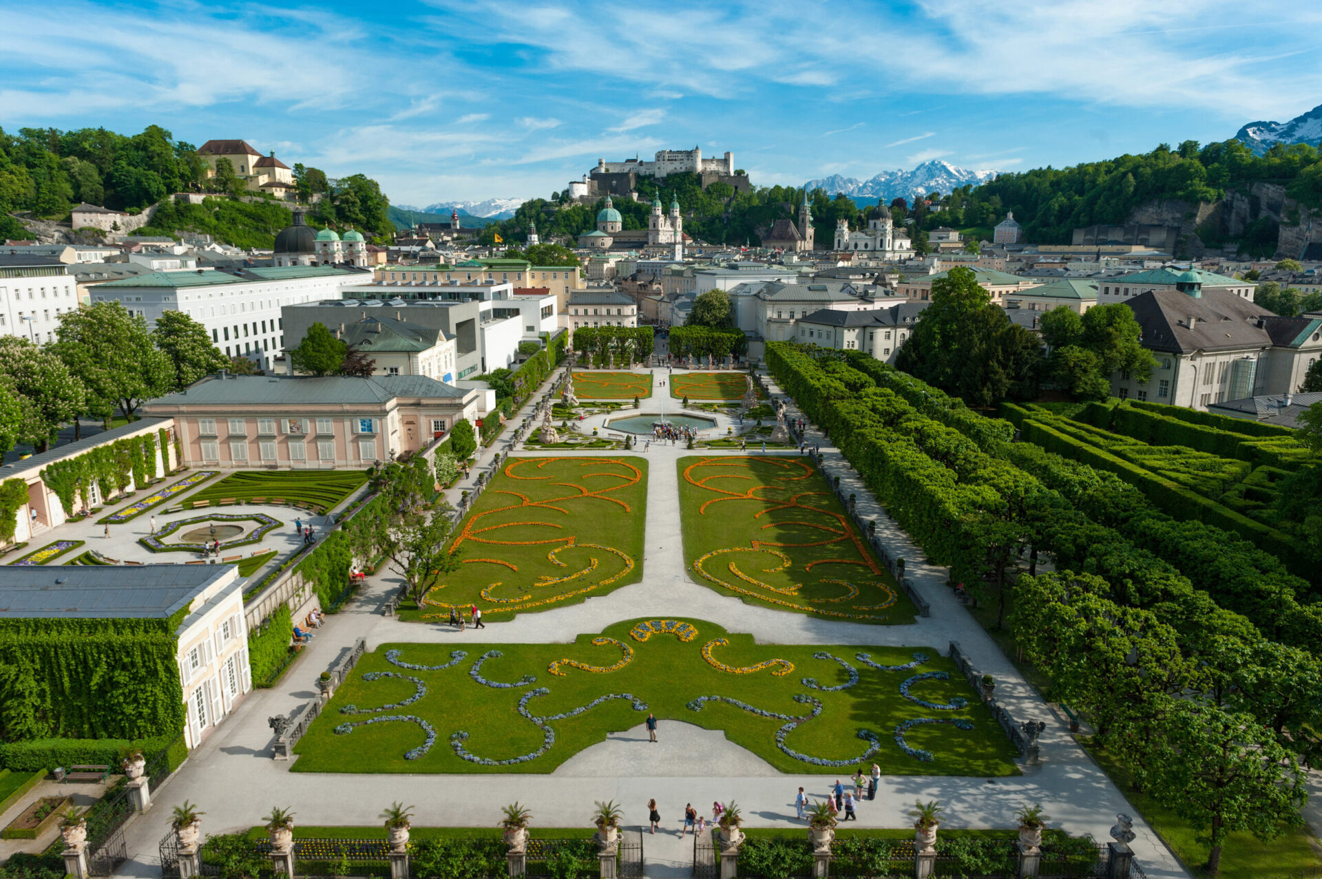 alpenhotel fischer ausflugsziele salzburg mirabellgarten tourismus salzburg gmbh