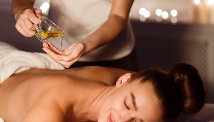 Full body aroma massage