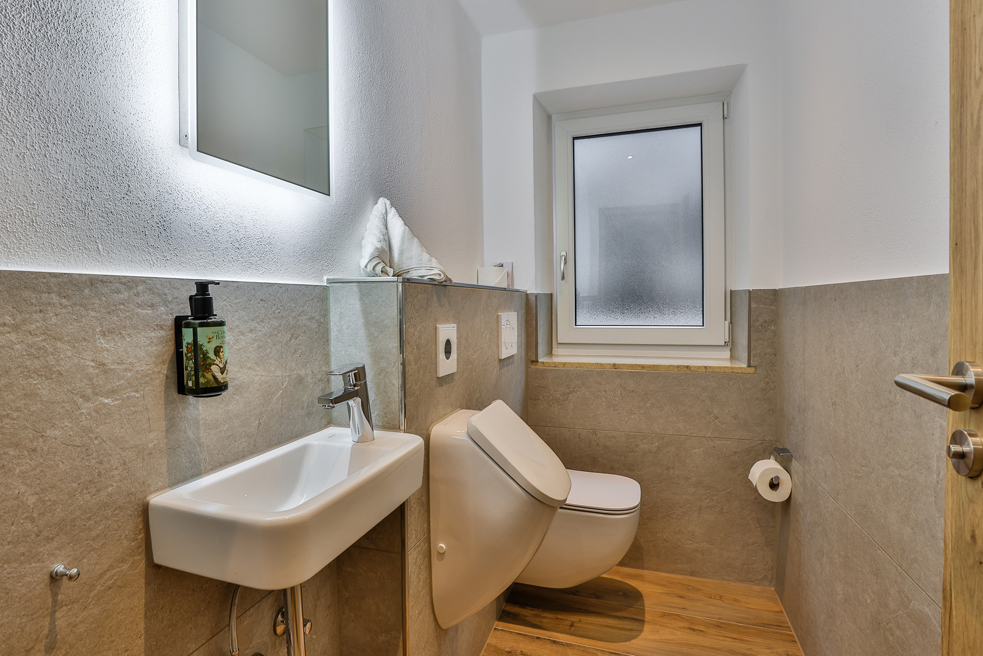 Separates WC in der Ferienwohnung Hochkalter